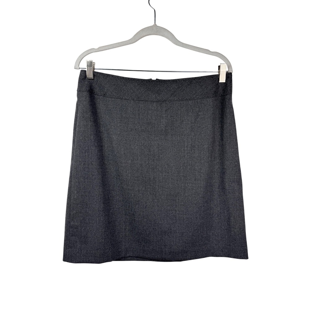 Talbots Pencil Skirt Women 10 Petite Gray Wool, Lined Career Business Wear